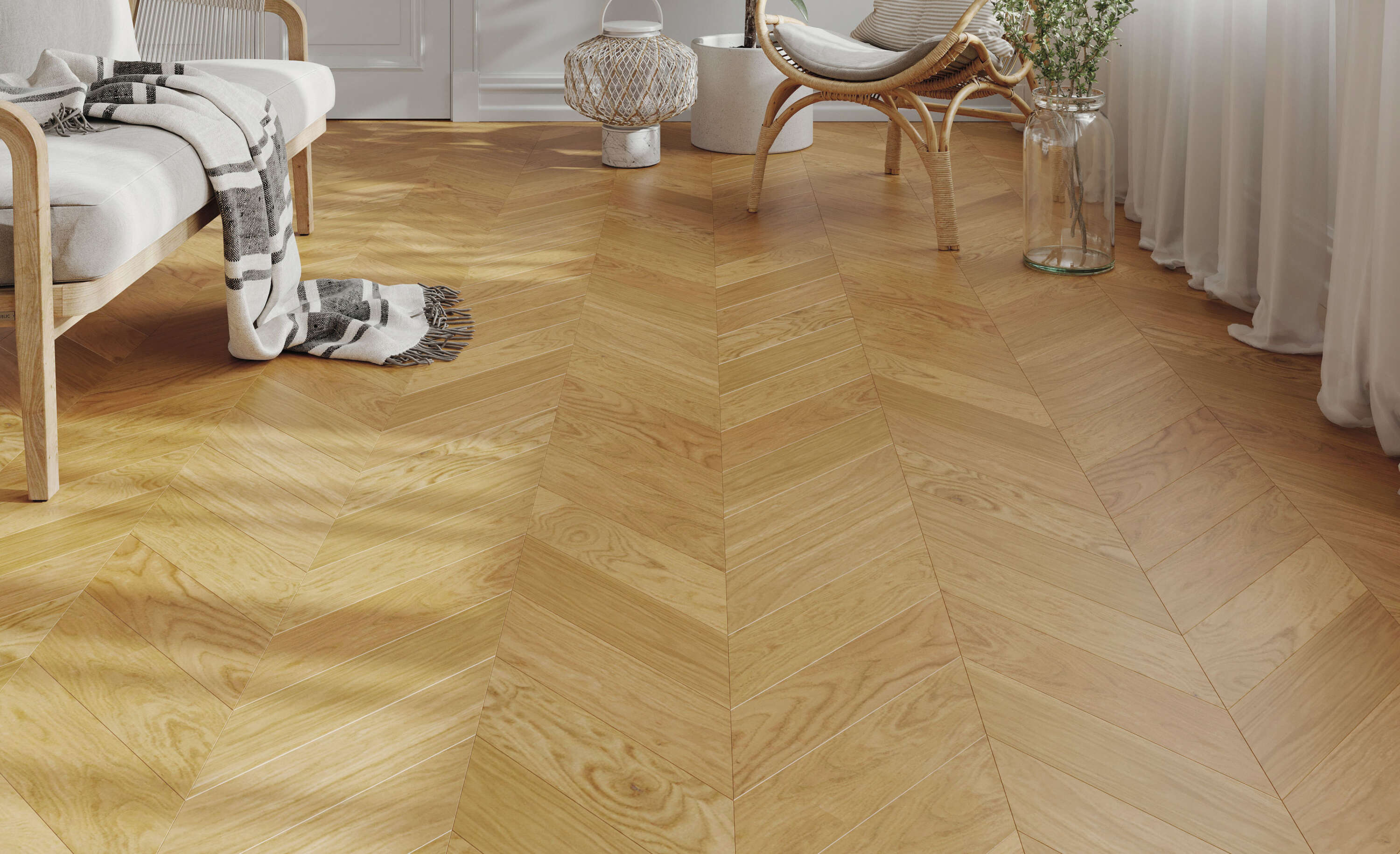 Oak CH R+L T&G P A/B Extra Matt Lacquered